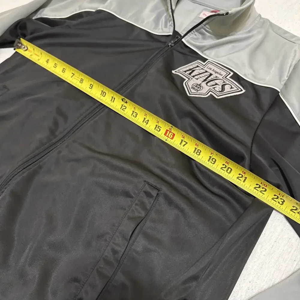 Mitchell & Ness Los Angeles Kings Black Throwback Varsity Jacket Men’s Size 2XL